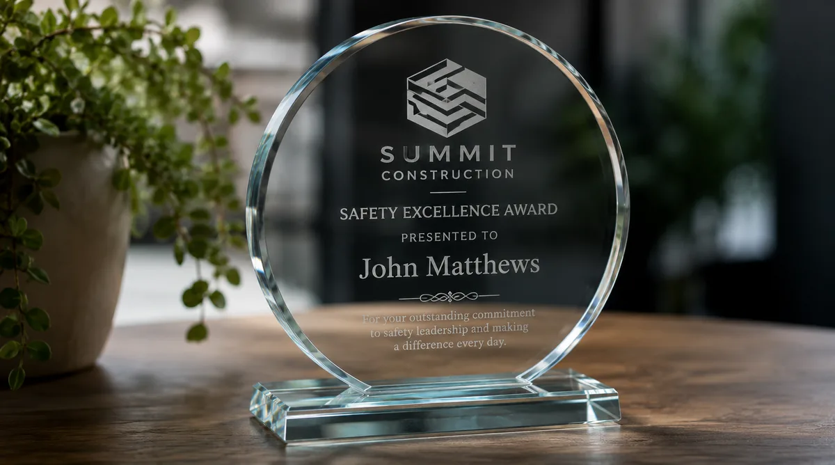 Personalised engraved glassware and awards